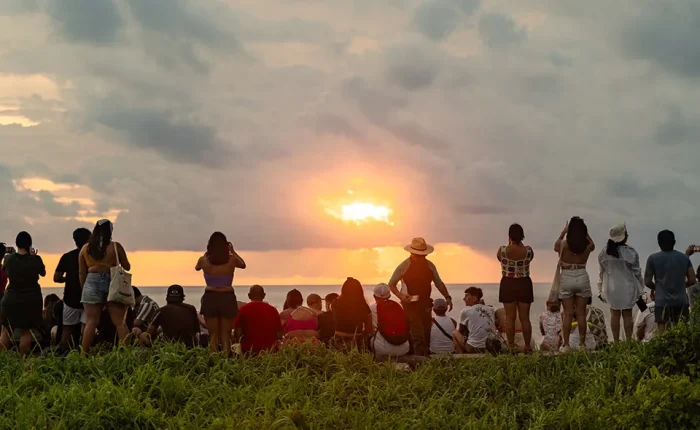 atardecer en punta cometa mazunte
